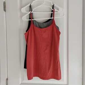 Time and Tru SET OF 3 Spaghetti Strap Tank Tops Size L